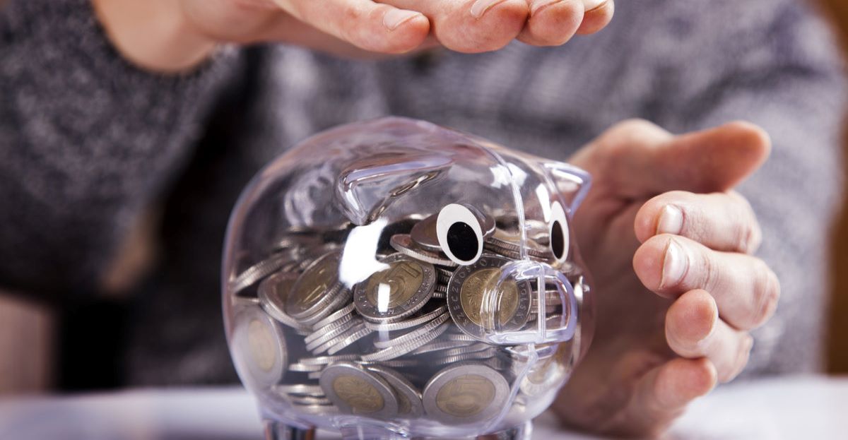 Clear Piggy Bank Hero