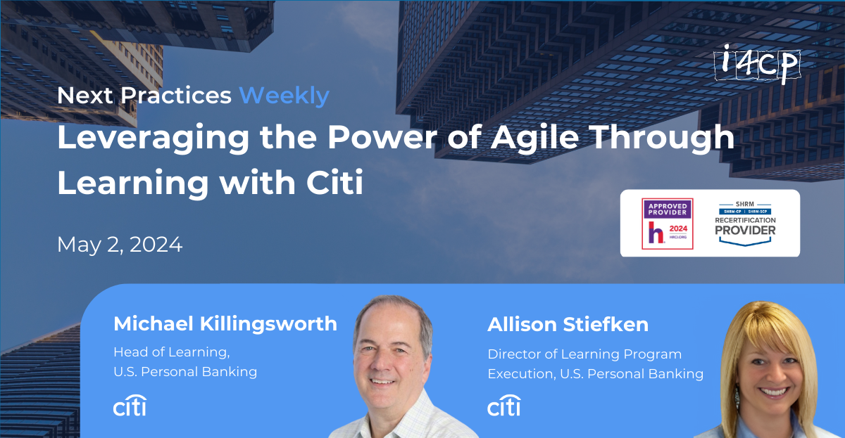 Citi's Agile Learning Transformation Boosts Engagement, Res