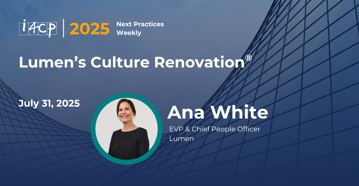 2025 Next Practices Weekly Lumen’s Culture Renovation Hero v2