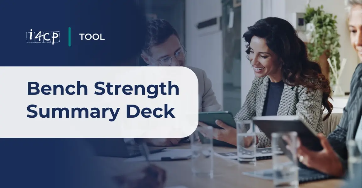 Bench Strength: Executive Presentation Deck