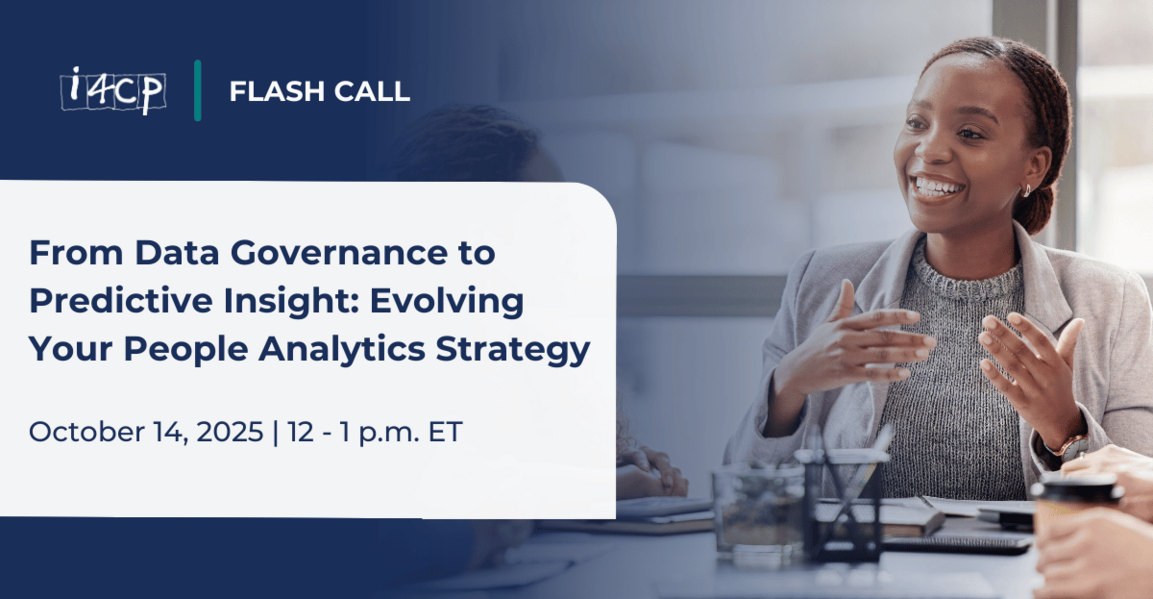 From Data Governance to Predictive Insight: Evolving Your People Analytics Strategy - Flash Call