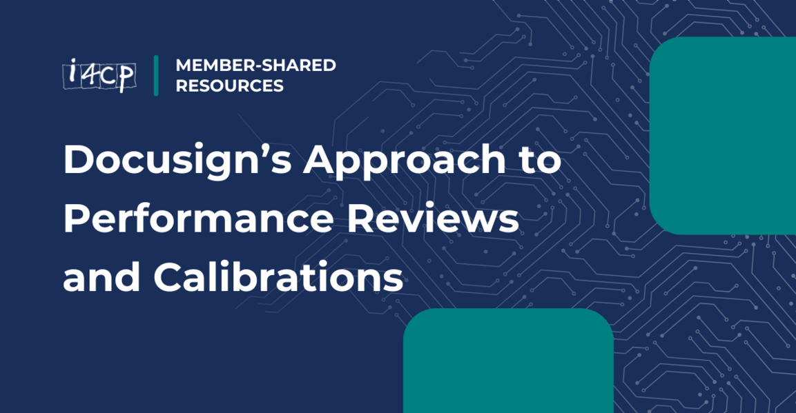 Docusign's Approach to Performance Reviews and Calibrations