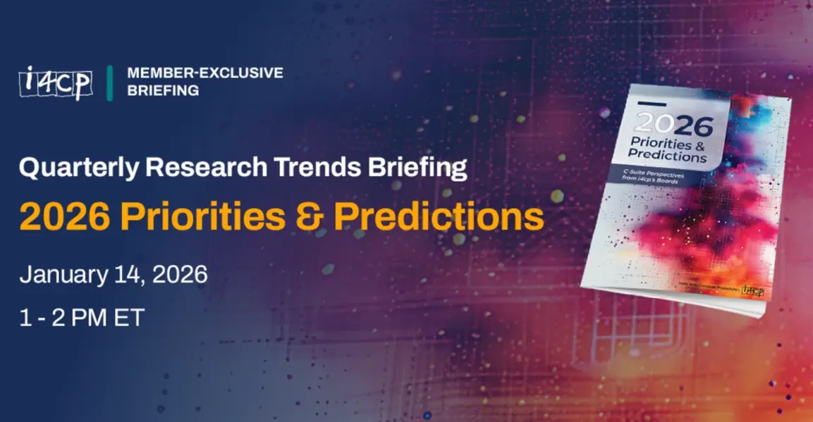 i4cp's 2026 Priorities and Predictions: Quarterly Research Trends Briefing