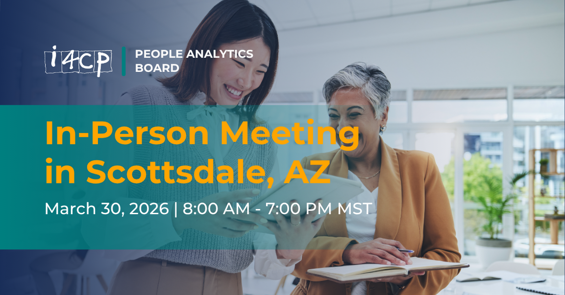 People Analytics Board In-Person Meeting in Scottsdale, AZ