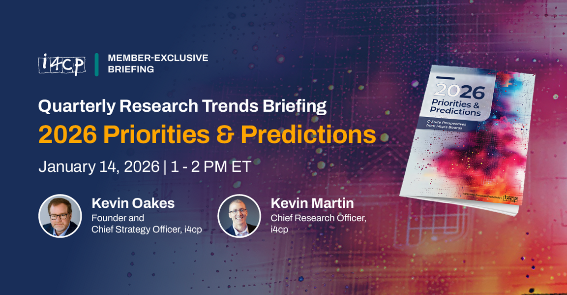 i4cp's 2026 Priorities and Predictions: Quarterly Research Trends Briefing
