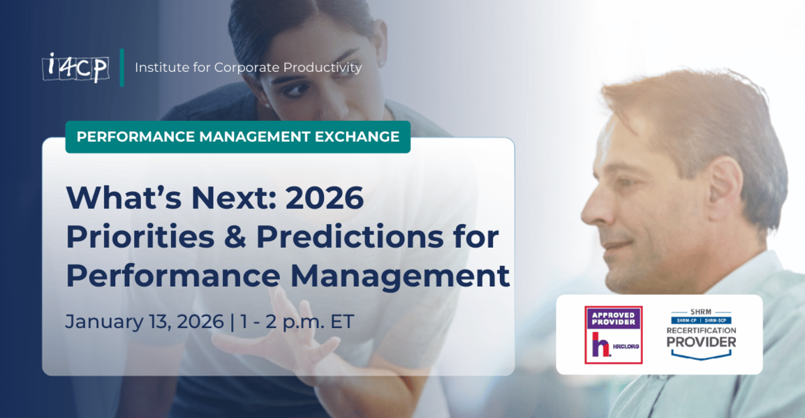 What’s Next: 2026 Priorities & Predictions for Performance Management - Performance Management Exchange