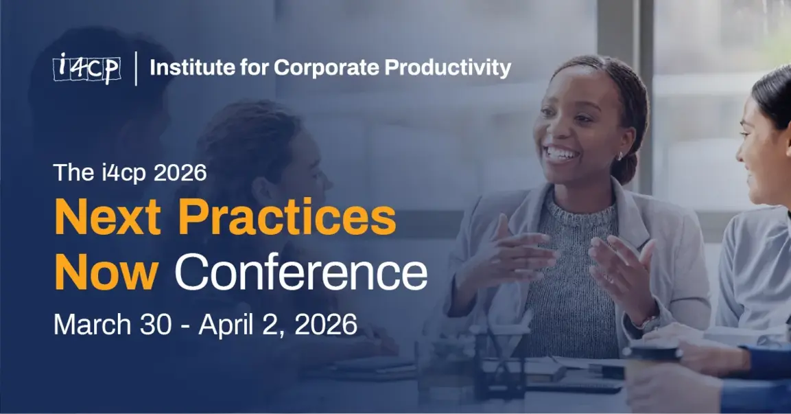 The i4cp 2026 Next Practices Now Conference