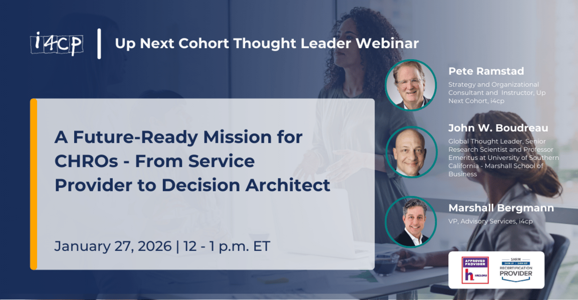 A Future-Ready Mission for CHROs - From Service Provider to Decision Architect