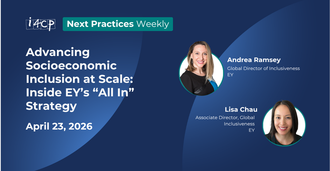 2026 Next Practices Weekly - Advancing Socioeconomic Inclusion at Scale Inside EY’s “All In” Strategy Hero v2