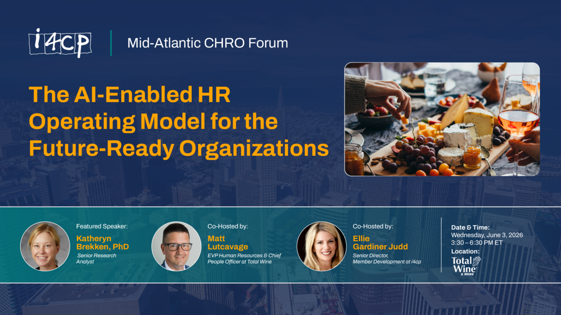 Mid-Atlantic CHRO Forum: The AI-Enabled HR Operating Model for Future-Ready Organizations