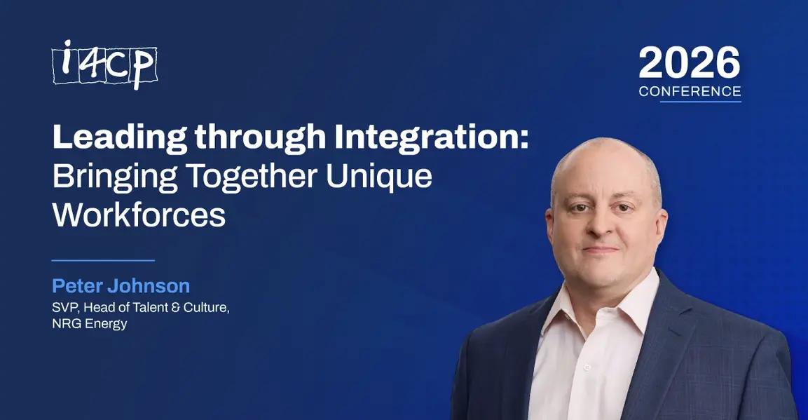Leading through Integration: Bringing Together Unique Workforces | NRG | i4cp 2026 Conference