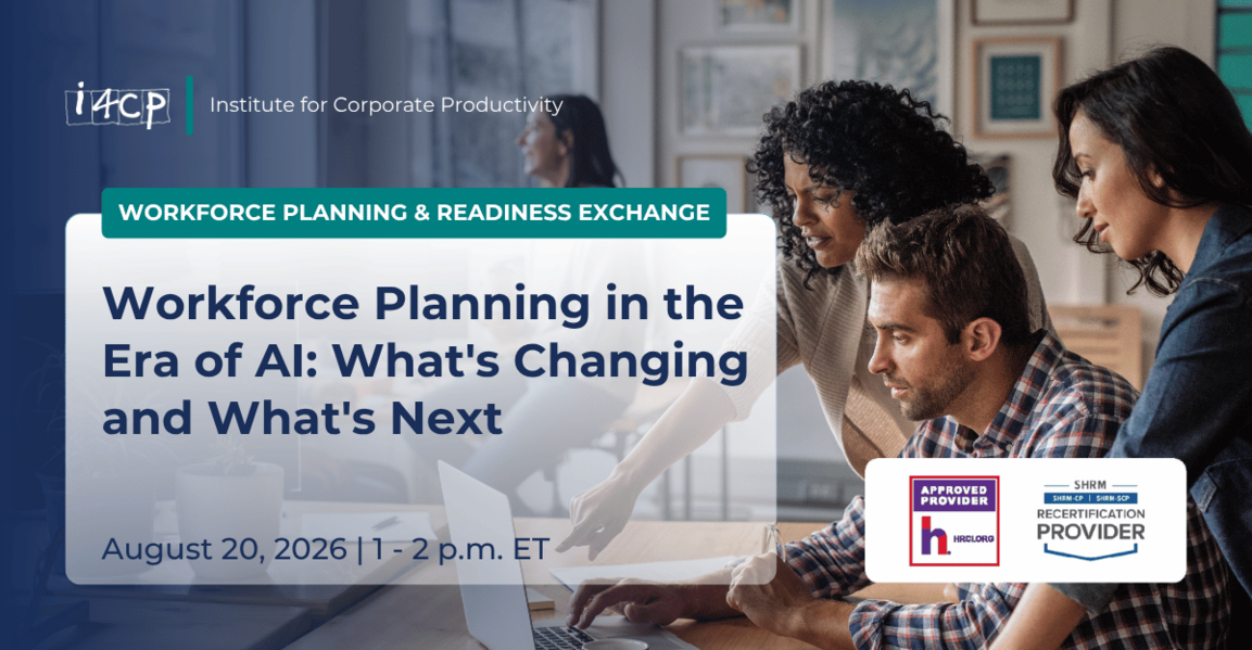 Workforce Planning in the Era of AI: What's Changing and What's Next - Workforce Planning & Readiness Exchange