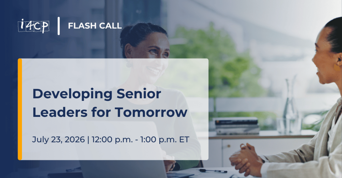 Developing Senior Leaders for Tomorrow - Flash Call