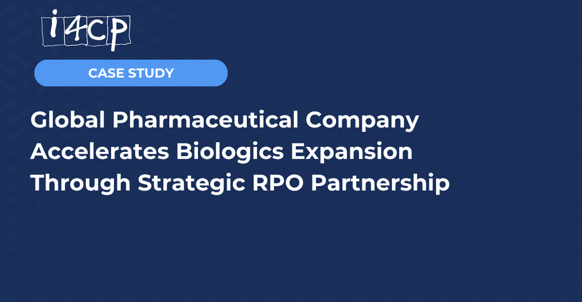 Global Pharmaceutical Company Accelerates Biologics Expansion Through Strategic RPO Partnership