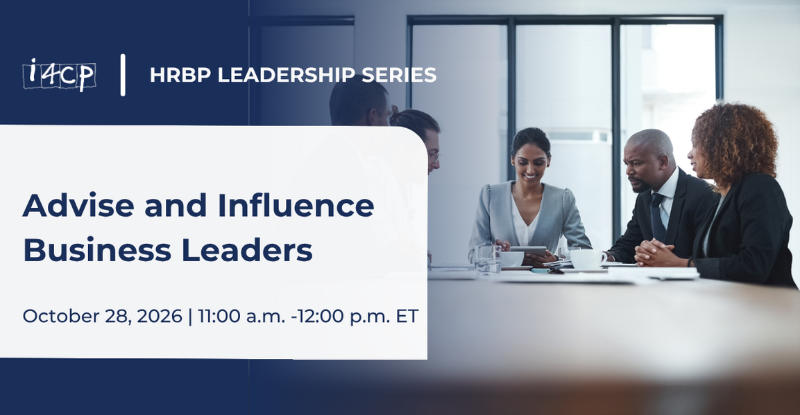 Advise and Influence Business Leaders - HRBP Leadership Series